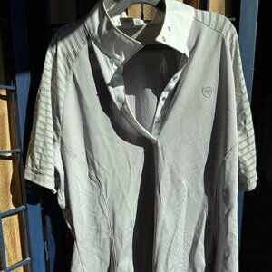 Performance Ariat polo made with breathable AriatTek fabric — great for golf